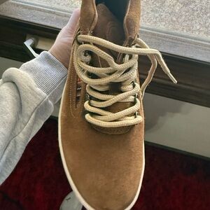 Inkkas Brown Suede Ankle Boots